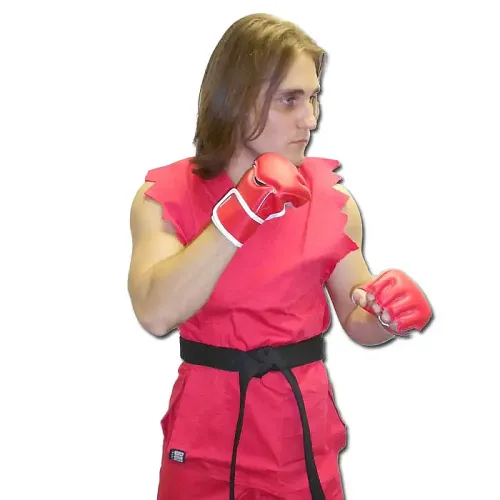 Red Karate Fighter Costume