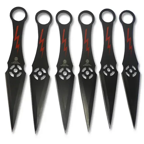 Red Lightning Throwing Knife Set