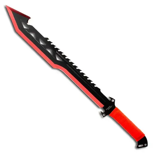Red Sawback Machete