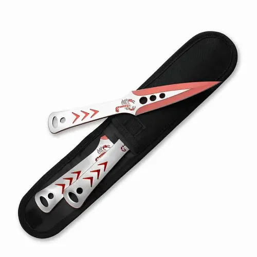 Red Scorpion Throwing Knives