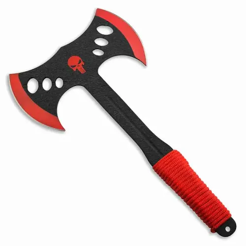 Red Skull Throwing Axe