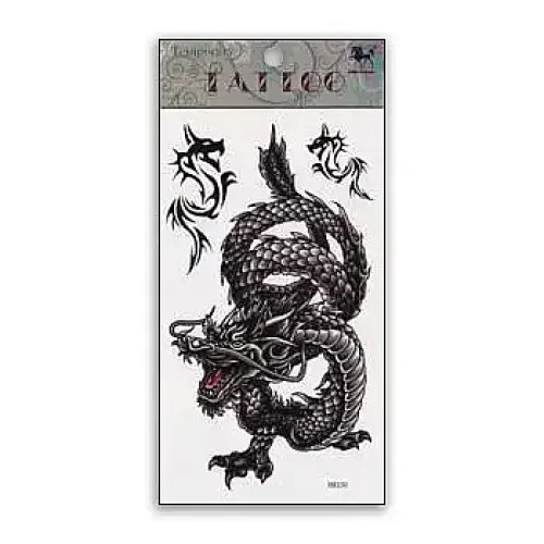 Roaring Dragon Spirit Animal Temporary Tattoo
