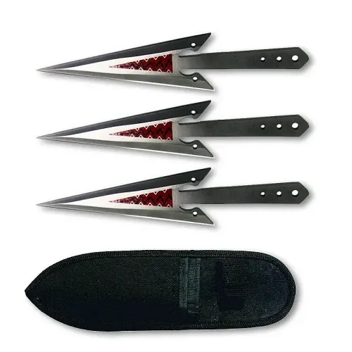 Silver Arrow Throwing Knives