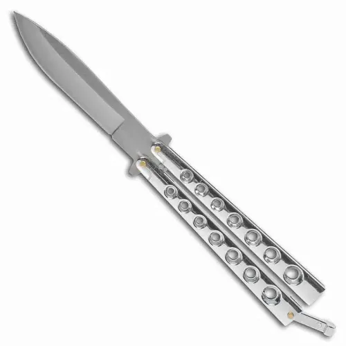 Silver Butterfly Knife