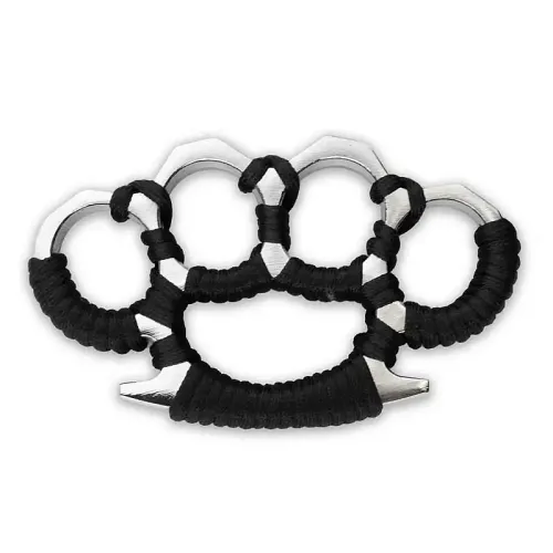 Silver Cord Wrapped Knuckles