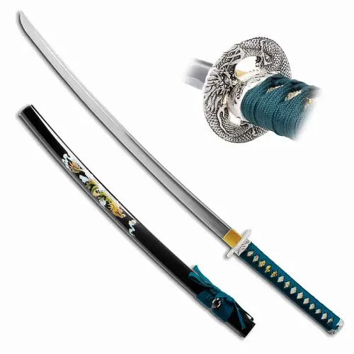 Silver Dragon Katana