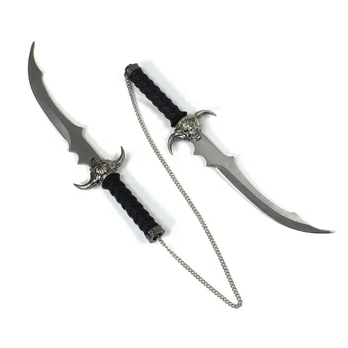 Skull Handle Double Daggers