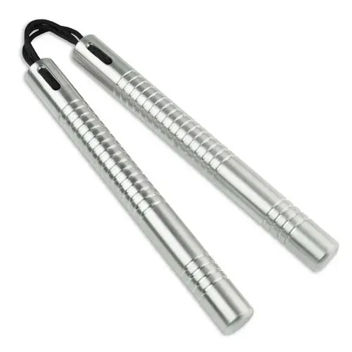 Solid Aluminum Corded Nunchaku
