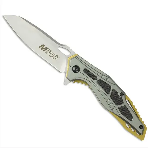 Spring-Assisted Metallic Folding Knife