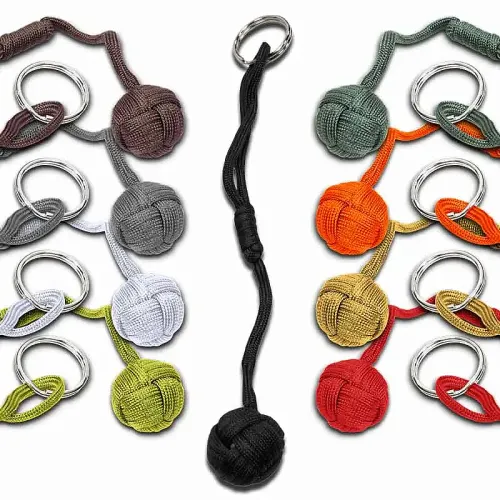 Steel Monkey Fist Keychain