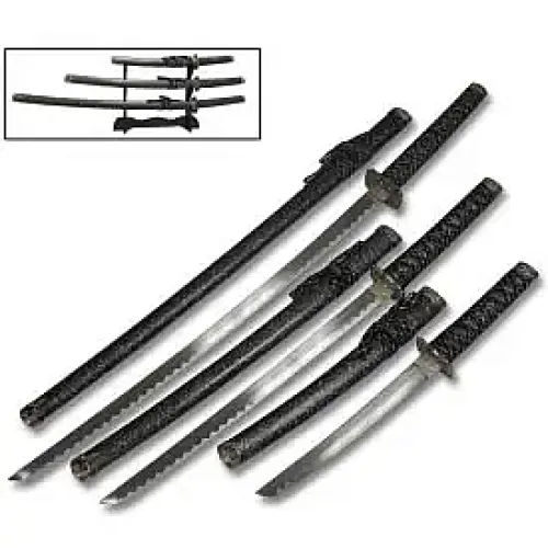 Stone Skin Samurai Sword Set