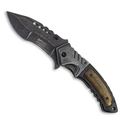 Stone Wash Folding Knife