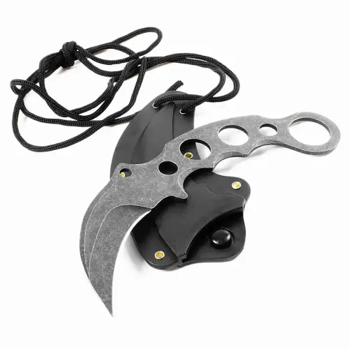 Stonewashed Tactical Karambit