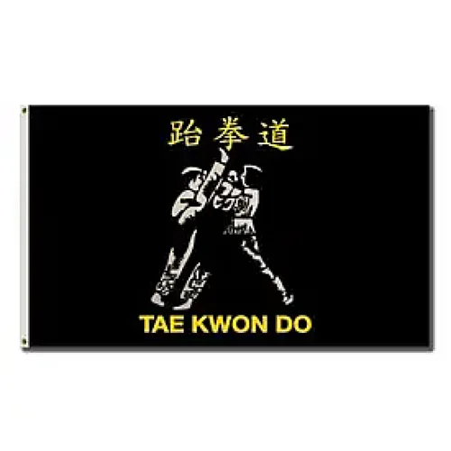 Taekwondo Wall Flag