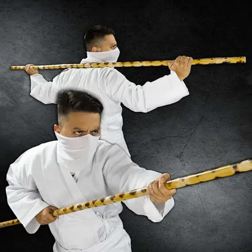 Tiger Rattan Bo Staff