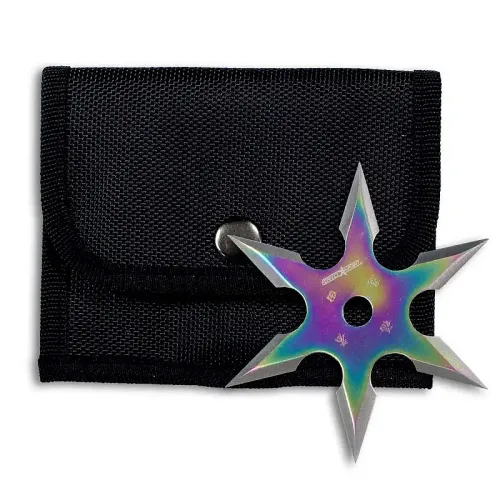 Titanium Finish 6-Point Ninja Star
