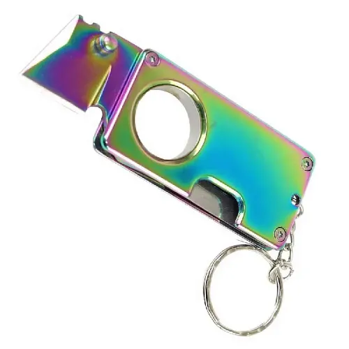 Titanium Finish EDC Keychain Knife