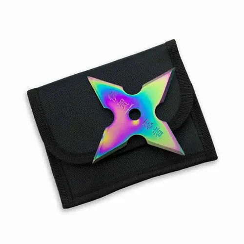 Titanium Finish Four Point Star