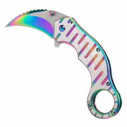 Titanium Finish Tactical Karambit