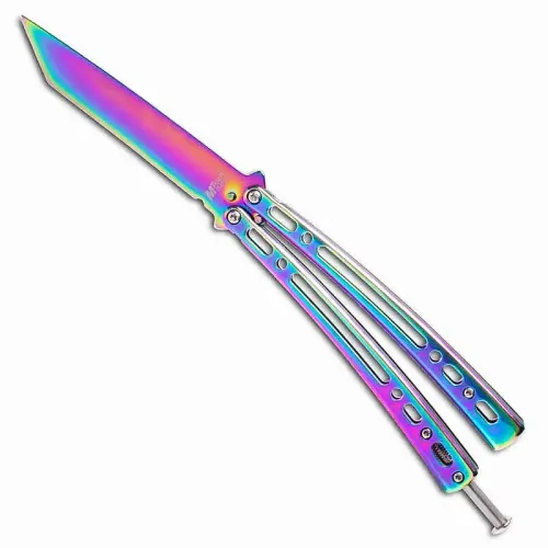 Titanium Finish Balisong Trainer
