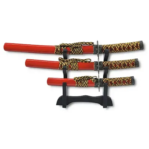 Traditional Brass Desk Sword Set