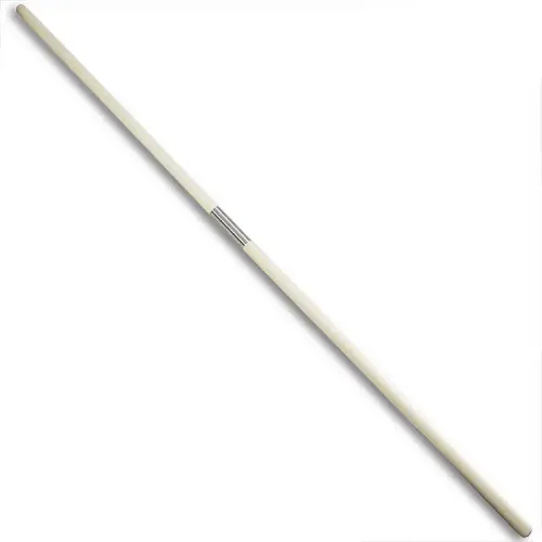 Two Piece White Waxwood Bo Staff