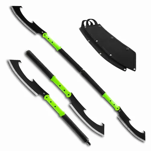 Undead Warrior Bladed Staff