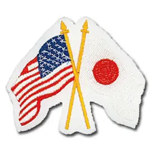 USA and Japanese Flags Patch