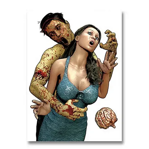 Virtual Zombie Target Poster