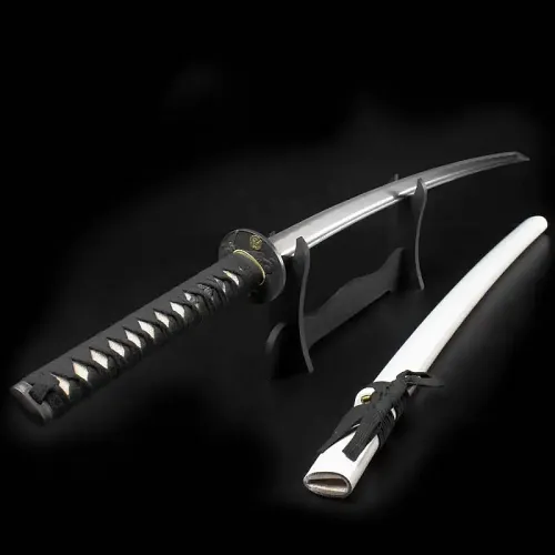White Carbon Steel Katana