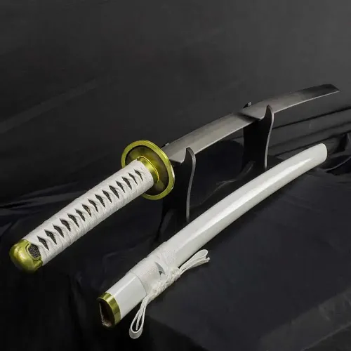 White Hand-Forged Katana
