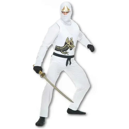 White Ninja Avenger Costume
