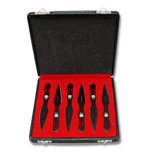 Black Widow Throwing Knife Set