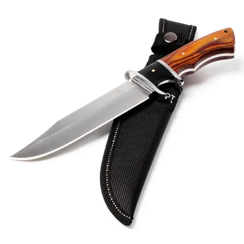 Wood Grain Bowie Knife