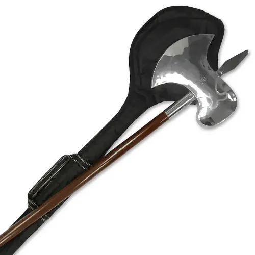 Wushu Long Stick Axe