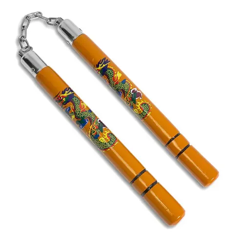 Yellow Dragon Nunchaku