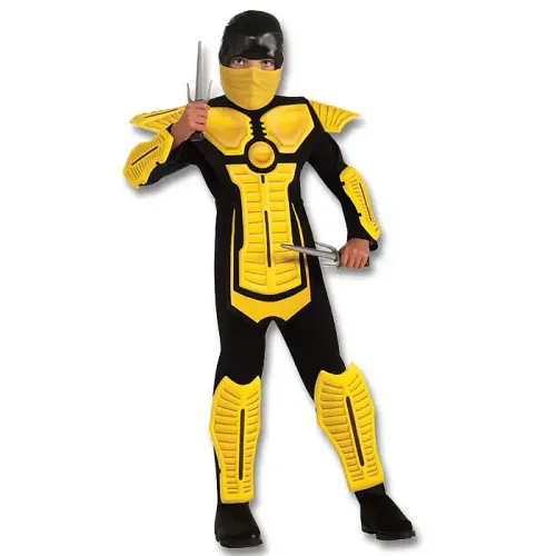 Yellow Armored Ninja Costume