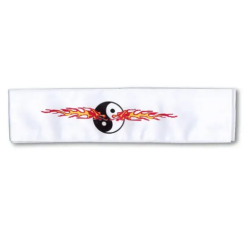 Flaming Yin Yang Headband