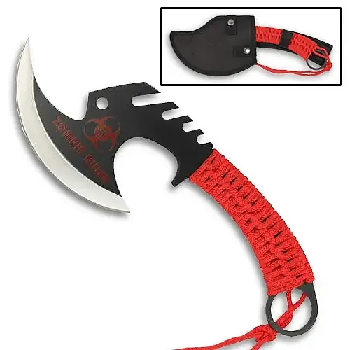 Zombie Blood Throwing Hatchet