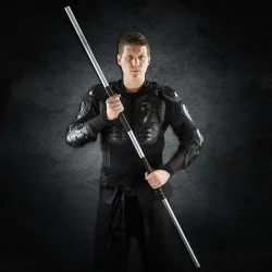 Black Grip Aluminum Bo Staff