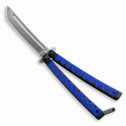 Blue Katana Handle Balisong