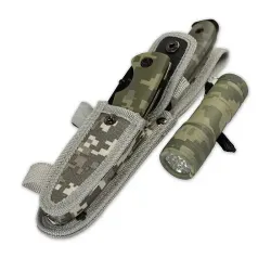Camo Survival Knife Set