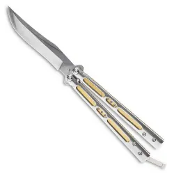 Modern Metallic Butterfly Knife