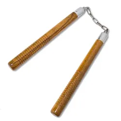 Natural Nunchaku with Grip