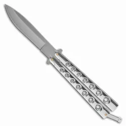 Silver Butterfly Knife