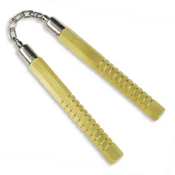 Solid Brass Hexagon Nunchucks