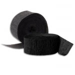 Black Party Streamers