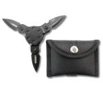 Black Foldable Throwing Star