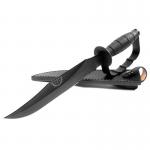 Black Tactical Bowie Knife