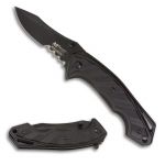 Black Tactical Folding Knife